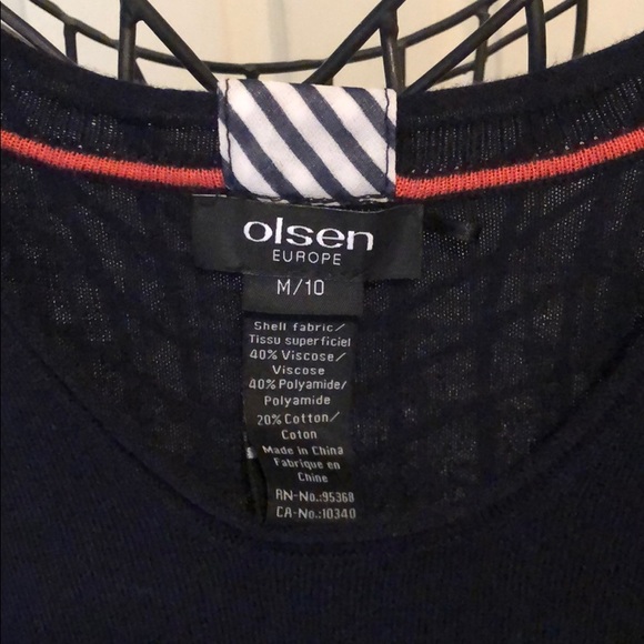 Olsen light knit sweater with accent pockets - Picture 3 of 3